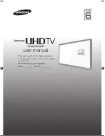 Preview for 1 page of Samsung UA40JU6400 User Manual