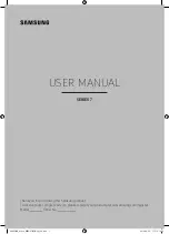 Samsung UA43KU7500 User Manual preview