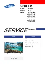 Samsung UA43RU7100K Service Manual preview