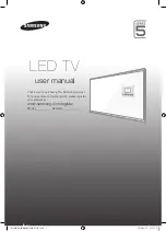 Samsung UA50J5500AK User Manual preview