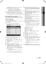 Preview for 17 page of Samsung UA55C9000SR User Manual