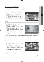 Preview for 39 page of Samsung UA55C9000SR User Manual