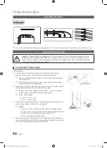 Предварительный просмотр 52 страницы Samsung UA55C9000SR User Manual