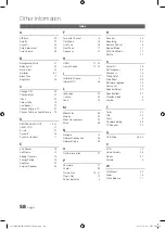 Предварительный просмотр 58 страницы Samsung UA55C9000SR User Manual