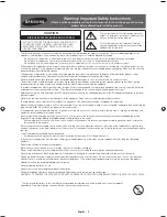 Preview for 2 page of Samsung UA55HU9000 User Manual