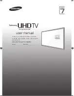 Samsung UA55JU7000 User Manual preview