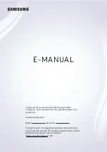 Samsung UA65BU8000KXXA E-Manual preview