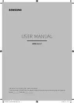 Samsung UA78KU6500 User Manual предпросмотр