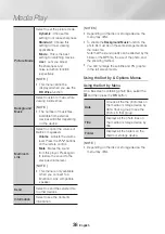 Preview for 38 page of Samsung UBD-K8500/ZA User Manual