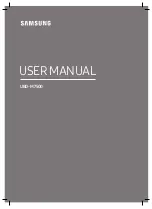 Preview for 1 page of Samsung UBD-M7500 User Manual