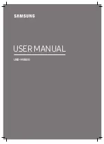 Samsung UBD-M8500 User Manual preview