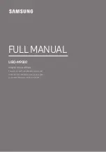 Samsung UBD-M9000/XU Full Manual preview