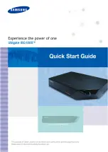 Samsung Ubigate iBG1000 Quick Start Manual preview