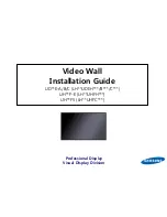 Preview for 1 page of Samsung UD**E-A Installation Manual