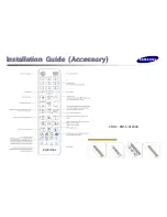 Preview for 10 page of Samsung UD**E-A Installation Manual