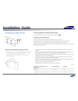 Preview for 15 page of Samsung UD**E-A Installation Manual