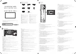 Samsung UD46E-P Quick Setup Manual preview