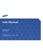 Предварительный просмотр 1 страницы Samsung UD55E-P User Manual