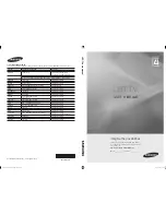 Samsung UE19C4000 User Manual preview