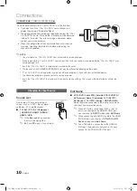 Предварительный просмотр 10 страницы Samsung UE32C5800QK User Manual