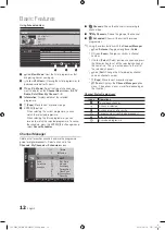 Предварительный просмотр 12 страницы Samsung UE32C5800QK User Manual