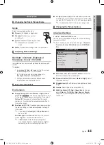 Предварительный просмотр 15 страницы Samsung UE32C5800QK User Manual