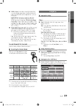 Предварительный просмотр 19 страницы Samsung UE32C5800QK User Manual