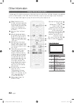 Предварительный просмотр 42 страницы Samsung UE32C5800QK User Manual