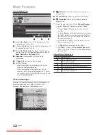 Preview for 12 page of Samsung UE32C6500 User Manual