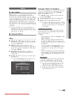 Preview for 45 page of Samsung UE32C6500 User Manual