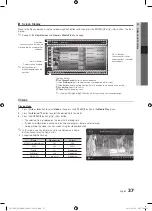 Предварительный просмотр 37 страницы Samsung UE32C6705 User Manual