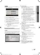 Предварительный просмотр 167 страницы Samsung UE32C6705 User Manual