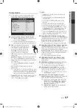 Preview for 17 page of Samsung UE32C8000 User Manual