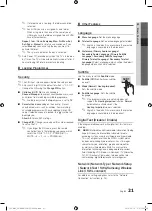 Preview for 21 page of Samsung UE32C8000 User Manual