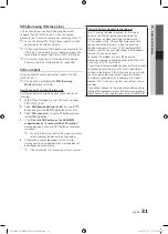 Preview for 31 page of Samsung UE32C8000 User Manual