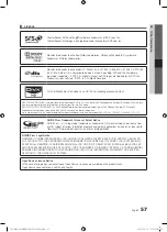 Preview for 57 page of Samsung UE32C8000 User Manual