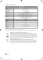 Preview for 58 page of Samsung UE32C8000 User Manual