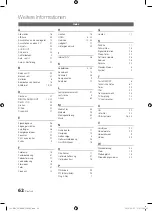 Preview for 124 page of Samsung UE32C8780XS User Manual