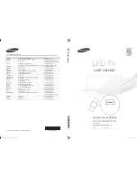 Samsung UE32D5500 User Manual preview