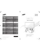 Предварительный просмотр 1 страницы Samsung UE32F4000 User Manual