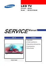 Preview for 1 page of Samsung UE32K4100AW Service Manual