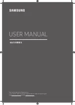 Предварительный просмотр 1 страницы Samsung UE32M4002 User Manual