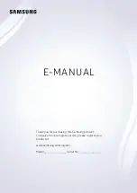 Samsung UE32M5520 E-Manual preview