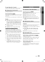 Preview for 21 page of Samsung UE40C7000W Owner'S Instructions Manual