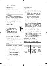 Preview for 22 page of Samsung UE40C7000W Owner'S Instructions Manual