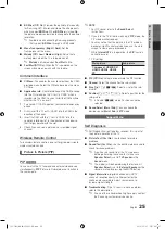 Preview for 25 page of Samsung UE40C7000W Owner'S Instructions Manual