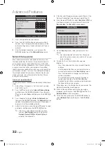 Preview for 32 page of Samsung UE40C7000W Owner'S Instructions Manual