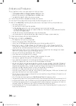 Preview for 36 page of Samsung UE40C7000W Owner'S Instructions Manual