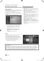 Preview for 50 page of Samsung UE40C7000W Owner'S Instructions Manual