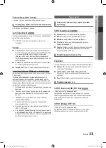 Preview for 209 page of Samsung UE40C7000W Owner'S Instructions Manual